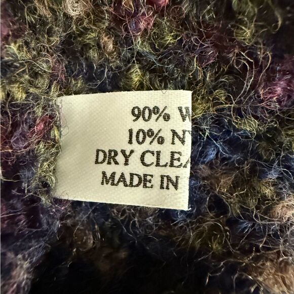 Weave Of The Irish Handcrafted Wool Blend Wrap Shawl Plaid Flannel One Size - Picture 13 of 15